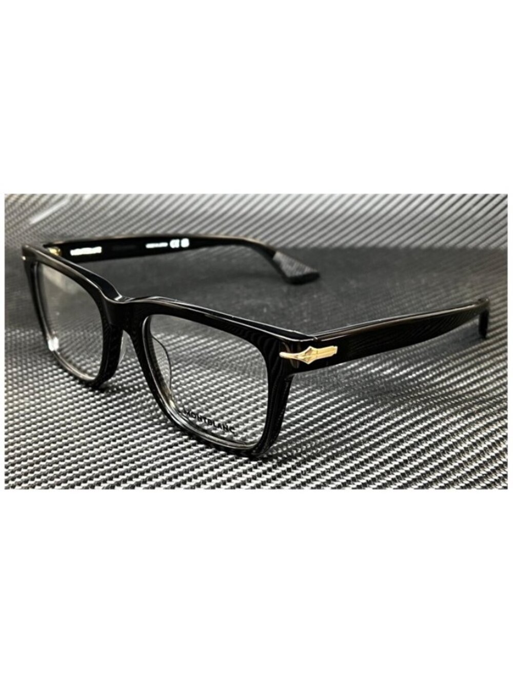 New Mont Blanc Men Black Eyeglasses 54-19-150